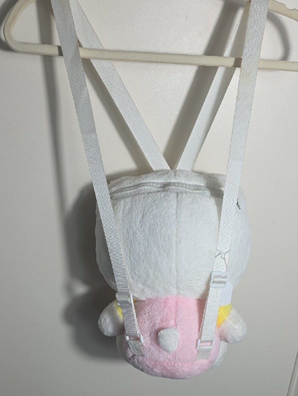 Sanrio Hello Kitty Plush Backpack - White, Pink & Yellow - Picture 3 of 5
